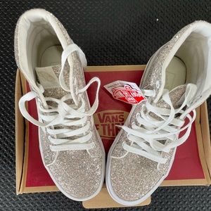 Brand new Vans Glitter Sk8-hi reissue